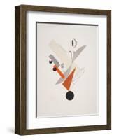 Victory Over the Sun, 5. Globetrotter (in Time)-El Lissitzky-Framed Giclee Print