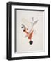 Victory Over the Sun, 5. Globetrotter (in Time)-El Lissitzky-Framed Giclee Print