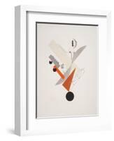 Victory Over the Sun, 5. Globetrotter (in Time)-El Lissitzky-Framed Giclee Print