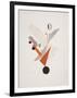 Victory Over the Sun, 5. Globetrotter (in Time)-El Lissitzky-Framed Giclee Print