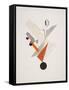 Victory Over the Sun, 5. Globetrotter (in Time)-El Lissitzky-Framed Stretched Canvas