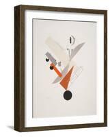 Victory Over the Sun, 5. Globetrotter (in Time)-El Lissitzky-Framed Giclee Print