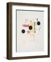 Victory Over the Sun, 6. Sportsmen-El Lissitzky-Framed Giclee Print