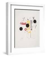 Victory Over the Sun, 6. Sportsmen-El Lissitzky-Framed Giclee Print