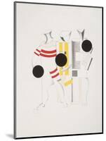 Victory Over the Sun, 6. Sportsmen-El Lissitzky-Mounted Giclee Print