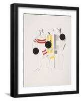 Victory Over the Sun, 6. Sportsmen-El Lissitzky-Framed Giclee Print