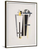 Victory Over the Sun, 9. Gravediggers-El Lissitzky-Framed Premium Giclee Print