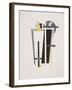 Victory Over the Sun, 9. Gravediggers-El Lissitzky-Framed Giclee Print