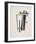 Victory Over the Sun, 9. Gravediggers-El Lissitzky-Framed Giclee Print