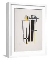 Victory Over the Sun, 9. Gravediggers-El Lissitzky-Framed Giclee Print