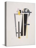 Victory Over the Sun, 9. Gravediggers-El Lissitzky-Stretched Canvas