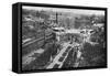 Victory Parade in London-null-Framed Stretched Canvas