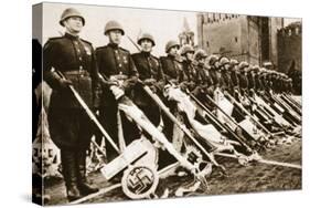 Victory Parade on Red Square, Moscow, 1945-null-Stretched Canvas