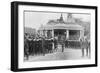 Victory Parade Passing the Victoria Memorial and Buckingham Palace, London, 19 July, 1919-null-Framed Giclee Print