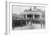 Victory Parade Passing the Victoria Memorial and Buckingham Palace, London, 19 July, 1919-null-Framed Giclee Print