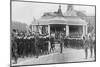Victory Parade Passing the Victoria Memorial and Buckingham Palace, London, 19 July, 1919-null-Mounted Giclee Print