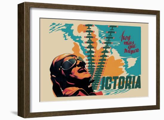 Victory-Josep Renau Montoro-Framed Art Print