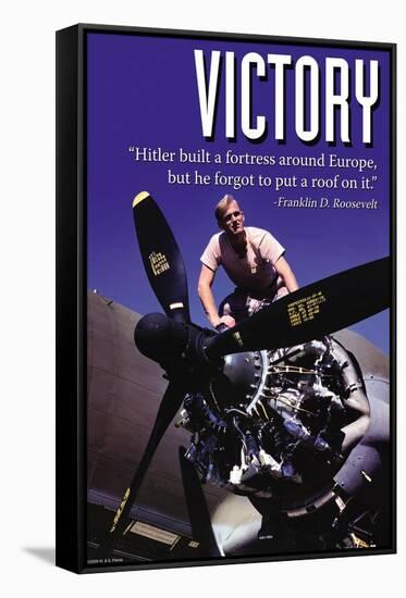 Victory-null-Framed Stretched Canvas