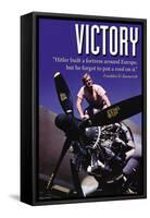 Victory-null-Framed Stretched Canvas