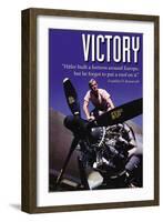 Victory-null-Framed Art Print