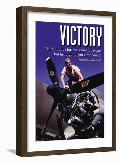 Victory-null-Framed Art Print