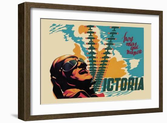 Victory-Josep Renau Montoro-Framed Premium Giclee Print