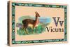Vicuna-null-Stretched Canvas
