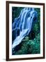 Vidae Falls Waterfall in Crater Lake National Park, Oregon, USA-Roland Gerth-Framed Premium Photographic Print