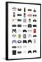 Video Game Controllers-null-Framed Standard Poster