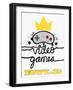 Video Games Rule-Marcus Prime-Framed Art Print