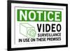 Video Surveillance Take Notice-null-Framed Art Print