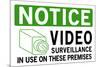 Video Surveillance Take Notice-null-Mounted Art Print