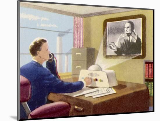 Video-Telephone-null-Mounted Art Print