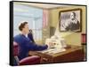 Video-Telephone-null-Framed Stretched Canvas
