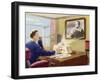 Video-Telephone-null-Framed Art Print