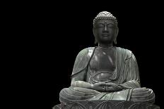 Buddha Statue-videowokart-Art Print