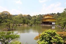 Kinkakuji Temple (The Golden Pavilion) in Kyoto, Japan-videowokart-Photographic Print