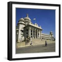 Vidhana Soudha, Bangalore, Karnataka State, India-Rolf Richardson-Framed Photographic Print
