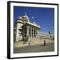 Vidhana Soudha, Bangalore, Karnataka State, India-Rolf Richardson-Framed Photographic Print