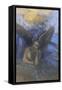 Vieil ange-Odilon Redon-Framed Stretched Canvas