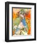 Vieil Homme Assis Mougins, c.1970-Pablo Picasso-Framed Art Print