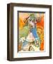 Vieil Homme Assis Mougins, c.1970-Pablo Picasso-Framed Art Print