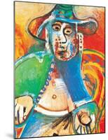 Vieil Homme Assis Mougins, c.1970-Pablo Picasso-Mounted Art Print