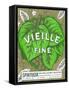 Vieille Fine Wine Label - Europe-Lantern Press-Framed Stretched Canvas