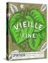 Vieille Fine Wine Label - Europe-Lantern Press-Stretched Canvas