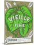 Vieille Fine Wine Label - Europe-Lantern Press-Mounted Art Print