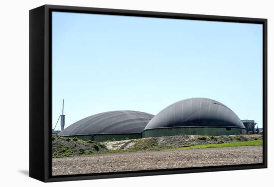 Vielbrunn, Hessens, Germany, Biogas Plant-Bernd Wittelsbach-Framed Stretched Canvas