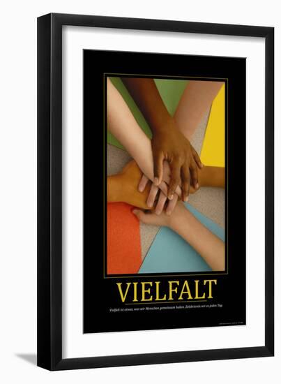 Vielfalt (German Translation)-null-Framed Photo