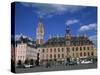 Vielle Bourse on the Grand Place in the City of Lille in Nord Pas De Calais, France, Europe-Nelly Boyd-Stretched Canvas