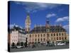 Vielle Bourse on the Grand Place in the City of Lille in Nord Pas De Calais, France, Europe-Nelly Boyd-Stretched Canvas